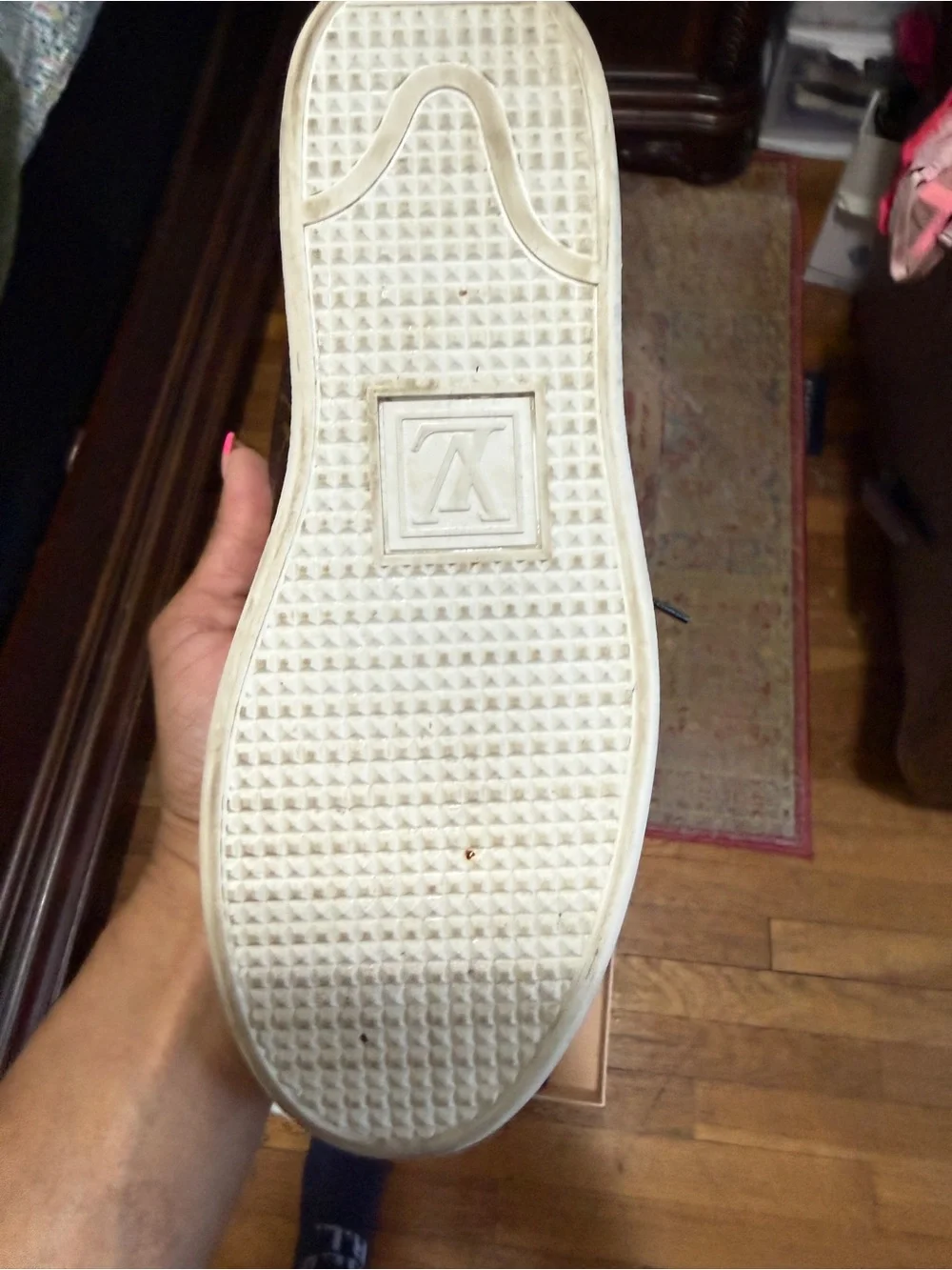 Louis Vuitton Monogram Low-Top Sneakers in Brown and Black